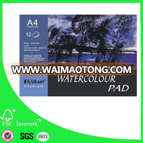 artist series 140lb A4 Watercolor paper drawing pad