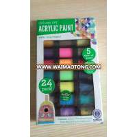 24colors * 22ml grow in dark Acrylic Paint